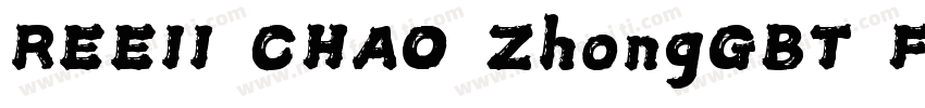 REEII CHAO ZhongGBT Flash字体转换